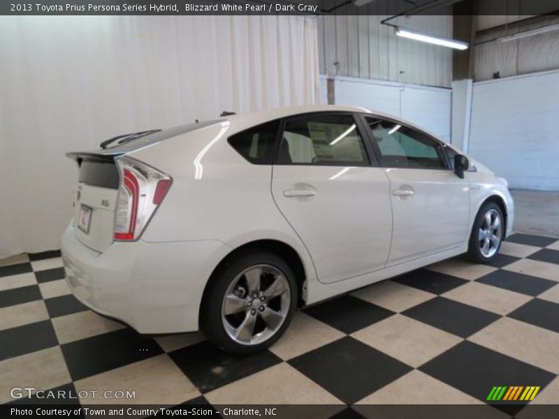 Blizzard White Pearl / Dark Gray 2013 Toyota Prius Persona Series Hybrid