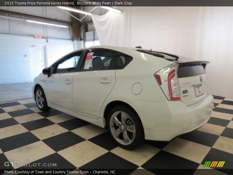 Blizzard White Pearl / Dark Gray 2013 Toyota Prius Persona Series Hybrid