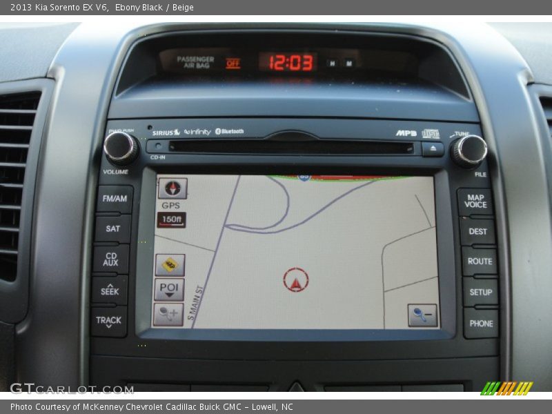 Navigation of 2013 Sorento EX V6