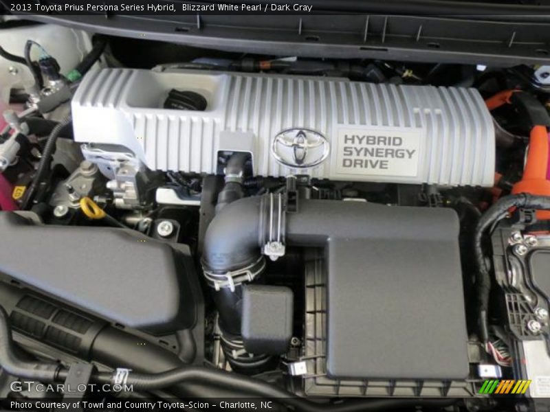 Blizzard White Pearl / Dark Gray 2013 Toyota Prius Persona Series Hybrid