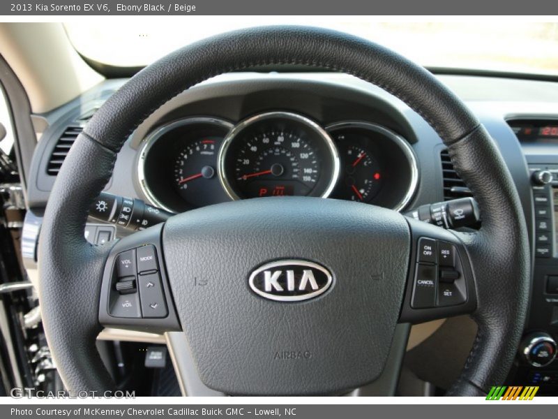  2013 Sorento EX V6 Steering Wheel