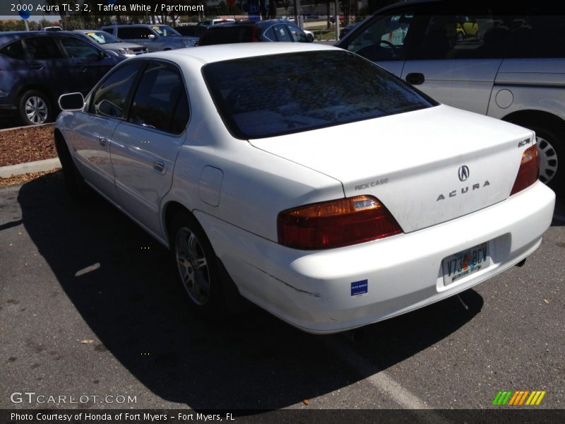 Taffeta White / Parchment 2000 Acura TL 3.2
