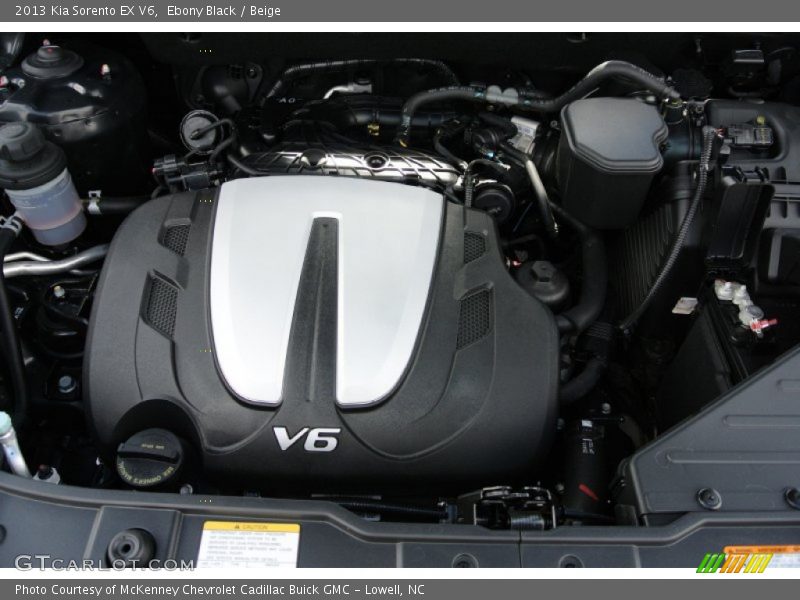  2013 Sorento EX V6 Engine - 3.5 Liter DOHC 24-Valve Dual CVVT V6