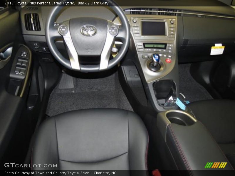  2013 Prius Persona Series Hybrid Dark Gray Interior