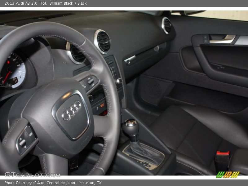 Brilliant Black / Black 2013 Audi A3 2.0 TFSI