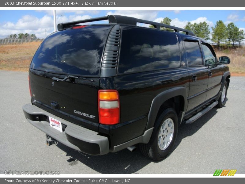 Black / Tan/Neutral 2003 Chevrolet Suburban 1500 Z71 4x4
