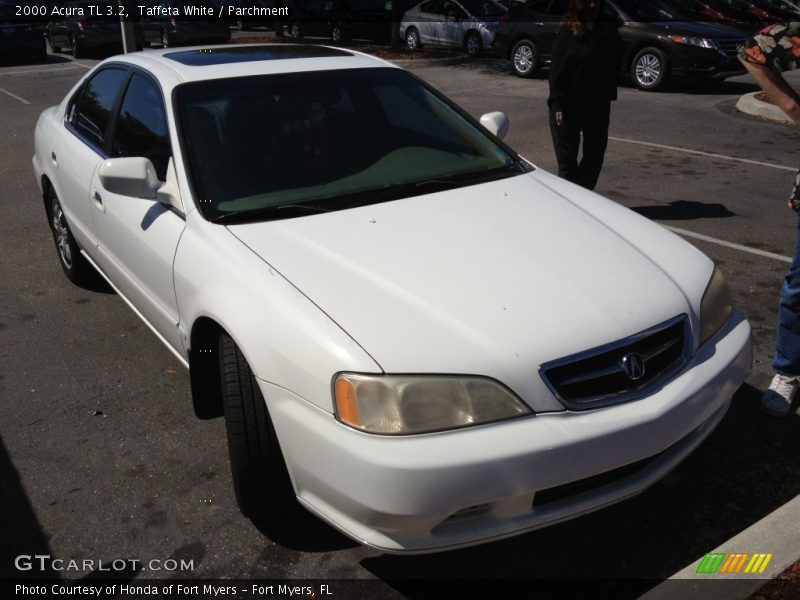 Taffeta White / Parchment 2000 Acura TL 3.2
