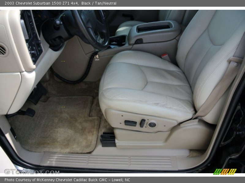 Black / Tan/Neutral 2003 Chevrolet Suburban 1500 Z71 4x4