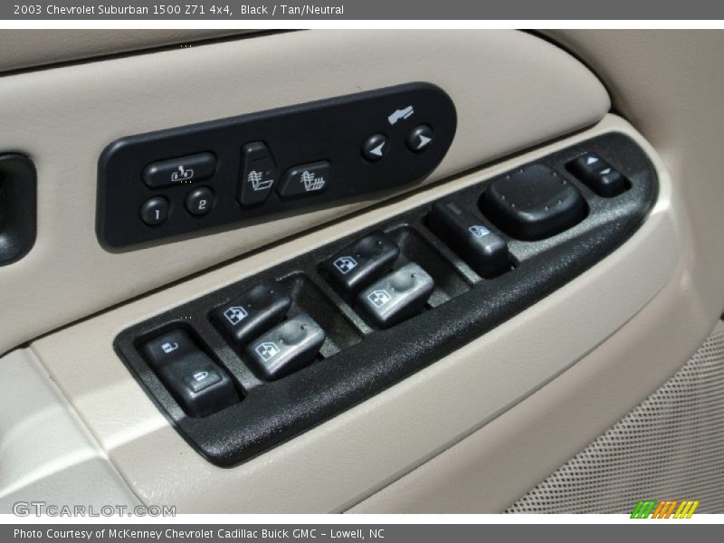 Black / Tan/Neutral 2003 Chevrolet Suburban 1500 Z71 4x4
