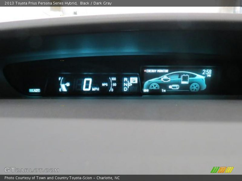  2013 Prius Persona Series Hybrid Persona Series Hybrid Gauges