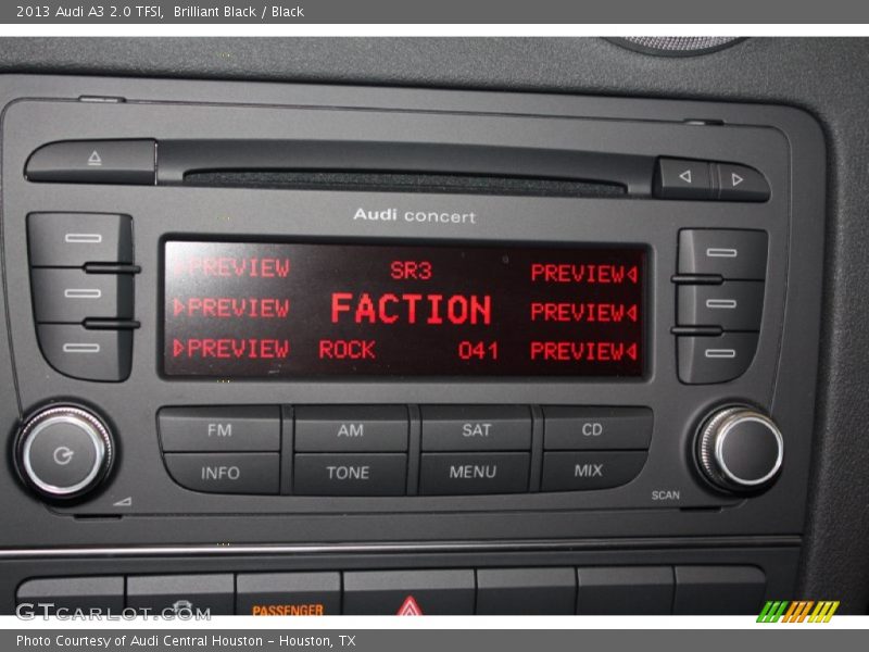 Audio System of 2013 A3 2.0 TFSI