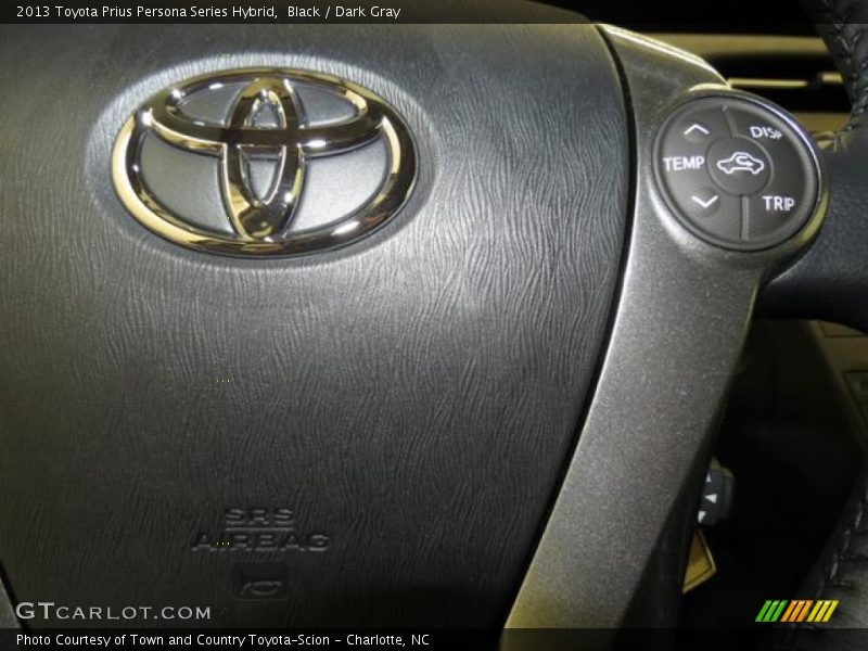 Controls of 2013 Prius Persona Series Hybrid