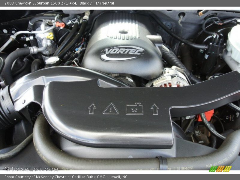 Black / Tan/Neutral 2003 Chevrolet Suburban 1500 Z71 4x4