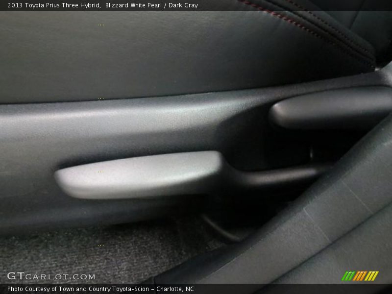 Blizzard White Pearl / Dark Gray 2013 Toyota Prius Three Hybrid