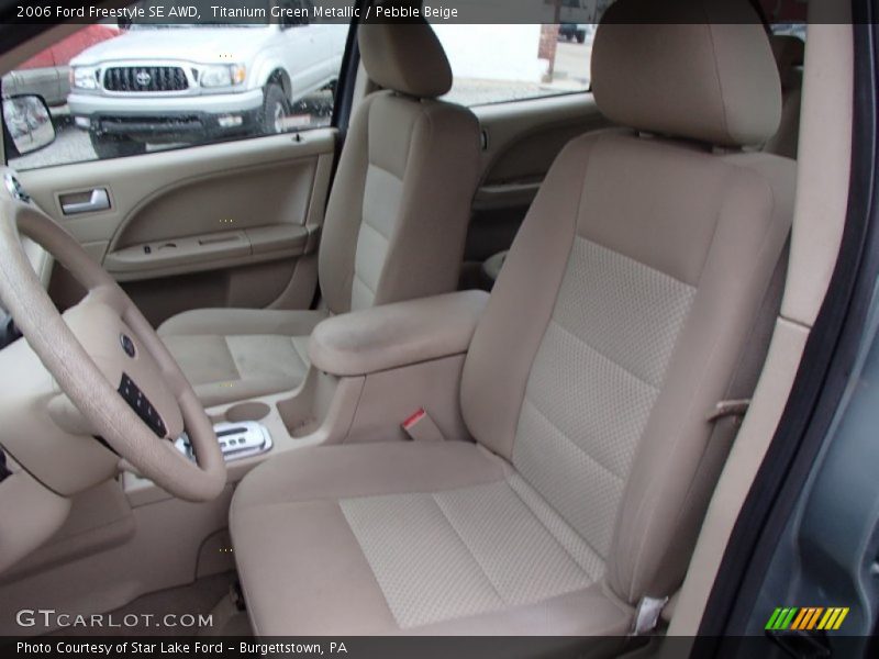 Titanium Green Metallic / Pebble Beige 2006 Ford Freestyle SE AWD