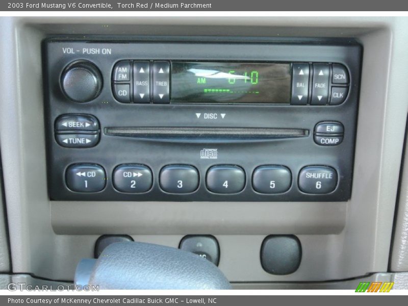 Torch Red / Medium Parchment 2003 Ford Mustang V6 Convertible