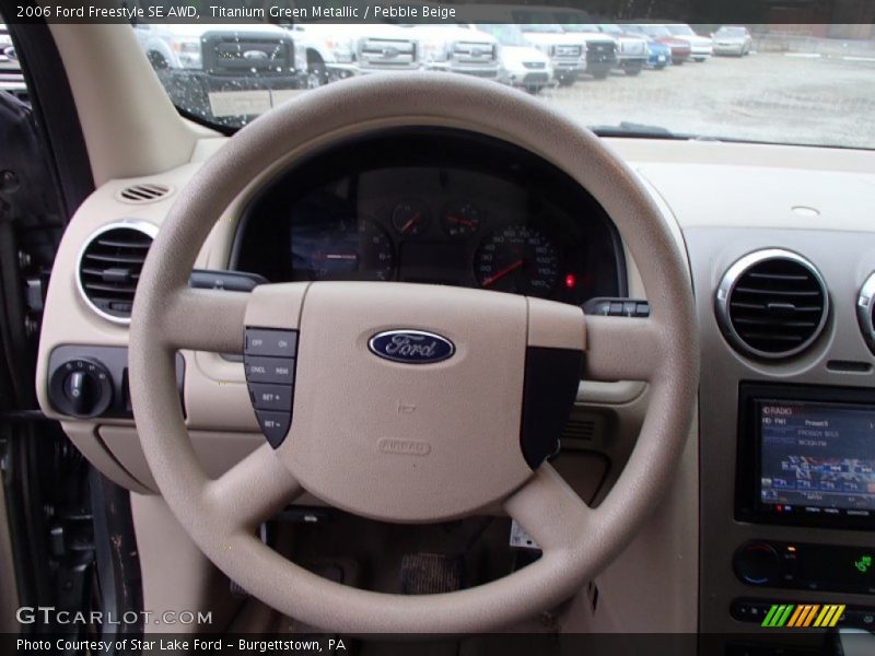 Titanium Green Metallic / Pebble Beige 2006 Ford Freestyle SE AWD