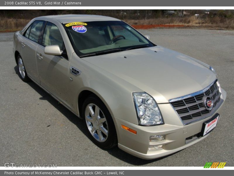 Gold Mist / Cashmere 2008 Cadillac STS V8