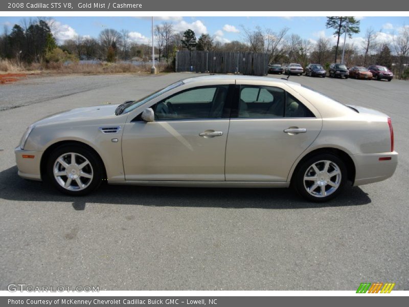 Gold Mist / Cashmere 2008 Cadillac STS V8