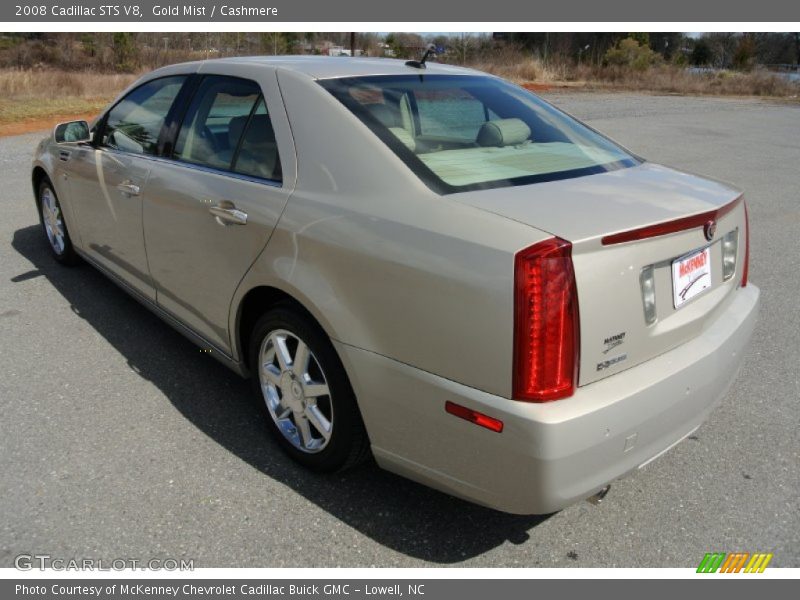 Gold Mist / Cashmere 2008 Cadillac STS V8