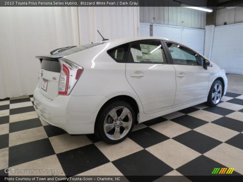 Blizzard White Pearl / Dark Gray 2013 Toyota Prius Persona Series Hybrid