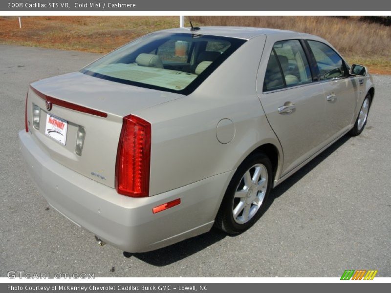 Gold Mist / Cashmere 2008 Cadillac STS V8