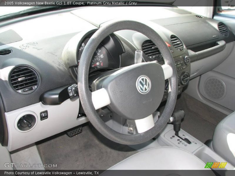 Platinum Grey Metallic / Grey 2005 Volkswagen New Beetle GLS 1.8T Coupe