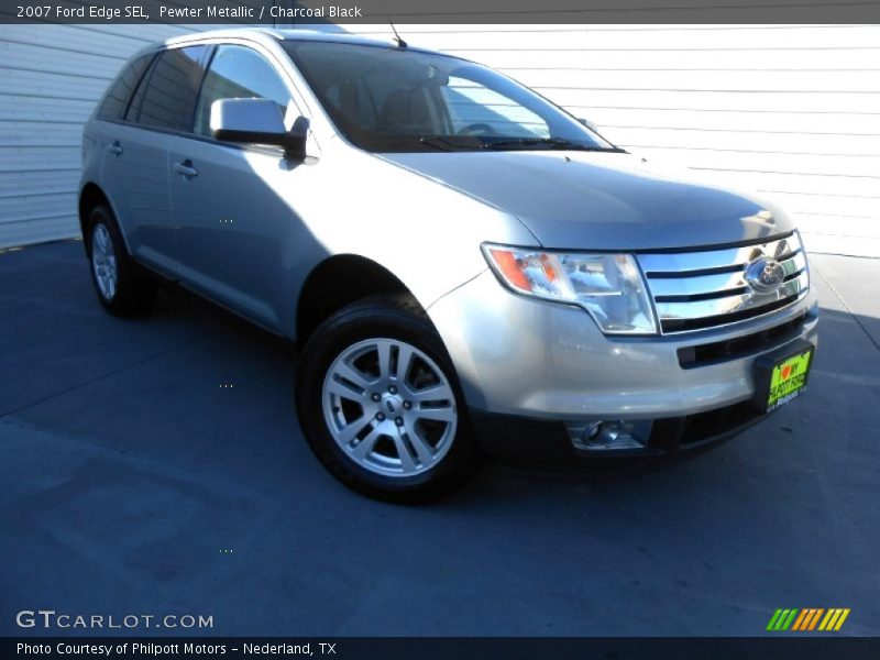 Pewter Metallic / Charcoal Black 2007 Ford Edge SEL