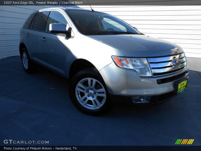 Pewter Metallic / Charcoal Black 2007 Ford Edge SEL