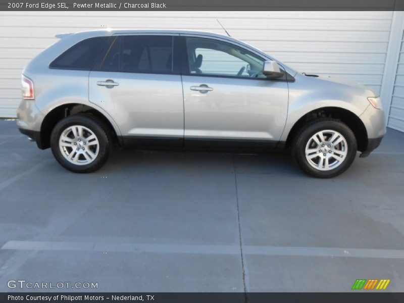 Pewter Metallic / Charcoal Black 2007 Ford Edge SEL
