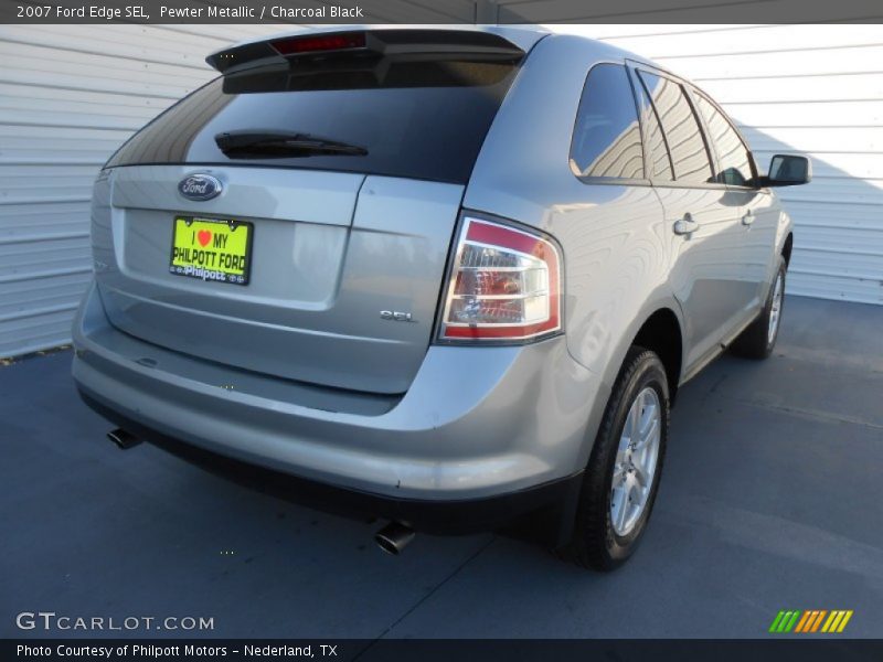 Pewter Metallic / Charcoal Black 2007 Ford Edge SEL