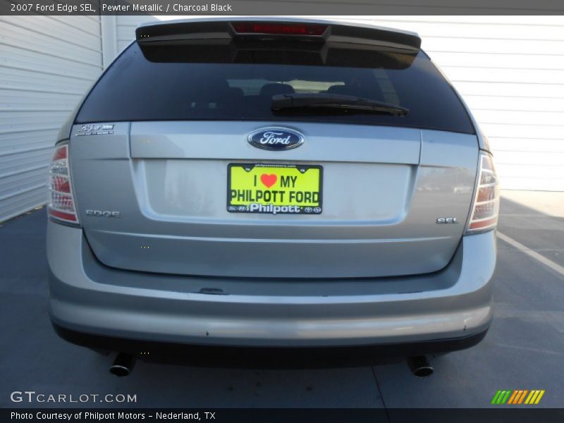 Pewter Metallic / Charcoal Black 2007 Ford Edge SEL