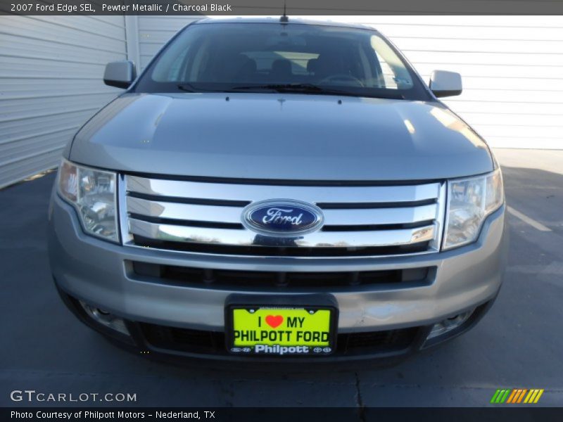 Pewter Metallic / Charcoal Black 2007 Ford Edge SEL