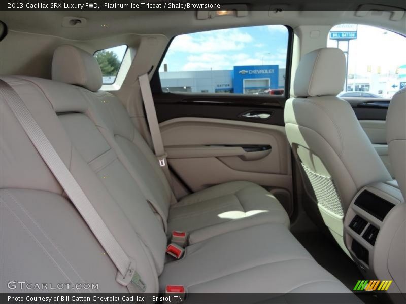 Platinum Ice Tricoat / Shale/Brownstone 2013 Cadillac SRX Luxury FWD