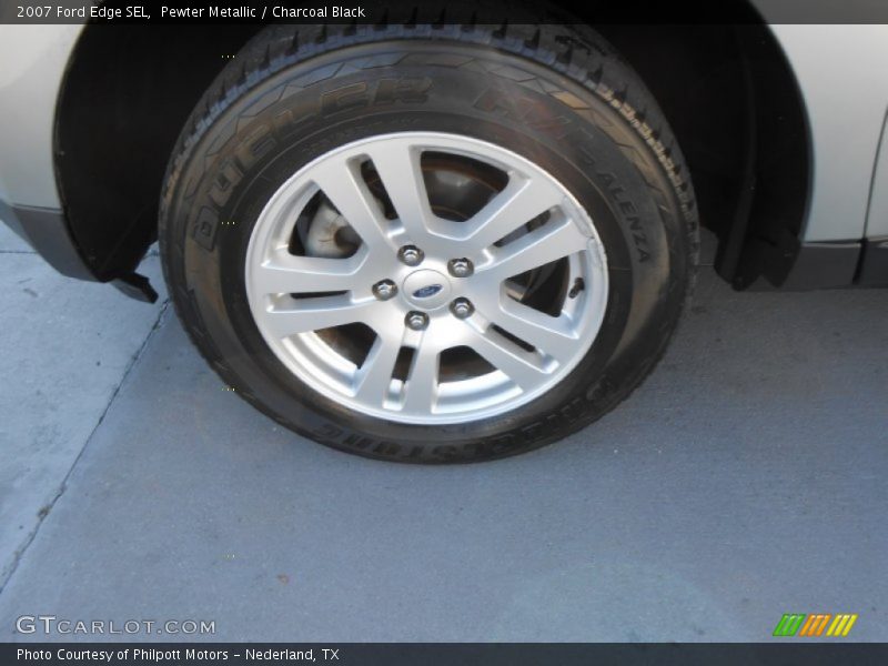 Pewter Metallic / Charcoal Black 2007 Ford Edge SEL
