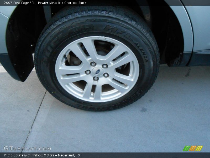 Pewter Metallic / Charcoal Black 2007 Ford Edge SEL