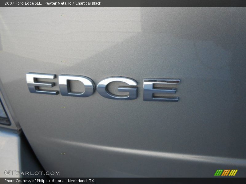 Pewter Metallic / Charcoal Black 2007 Ford Edge SEL