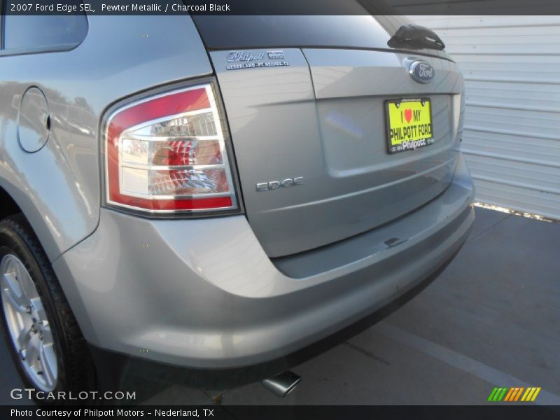 Pewter Metallic / Charcoal Black 2007 Ford Edge SEL