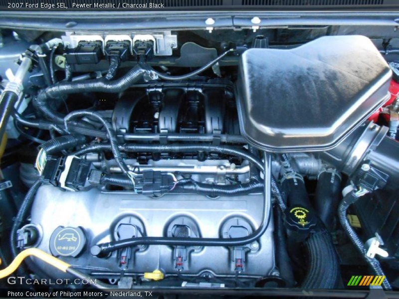 Pewter Metallic / Charcoal Black 2007 Ford Edge SEL
