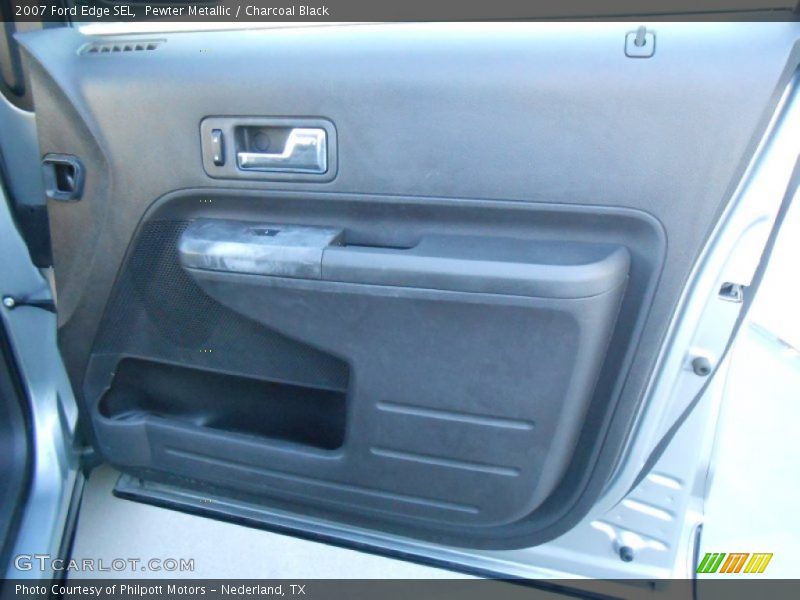 Pewter Metallic / Charcoal Black 2007 Ford Edge SEL