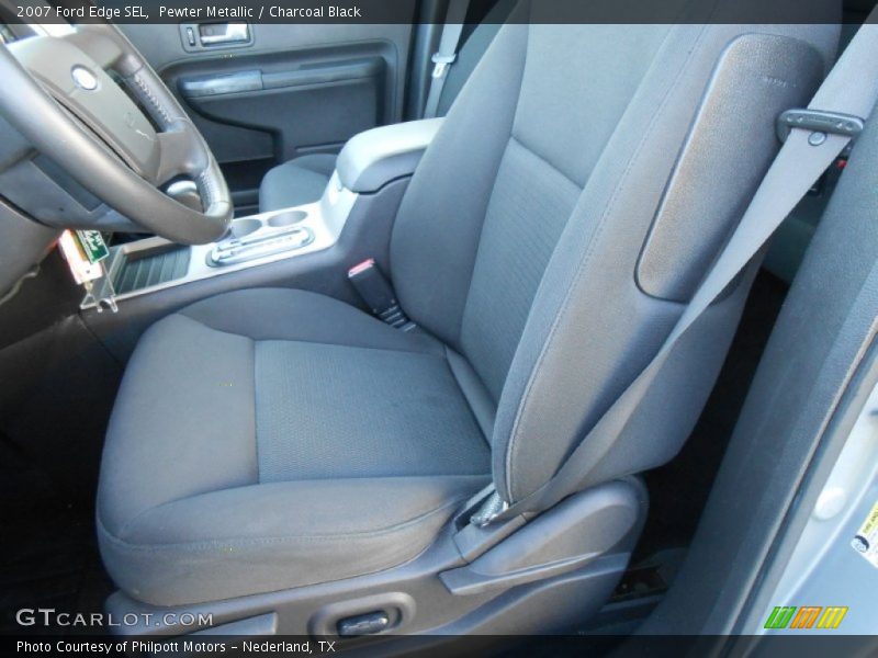 Pewter Metallic / Charcoal Black 2007 Ford Edge SEL