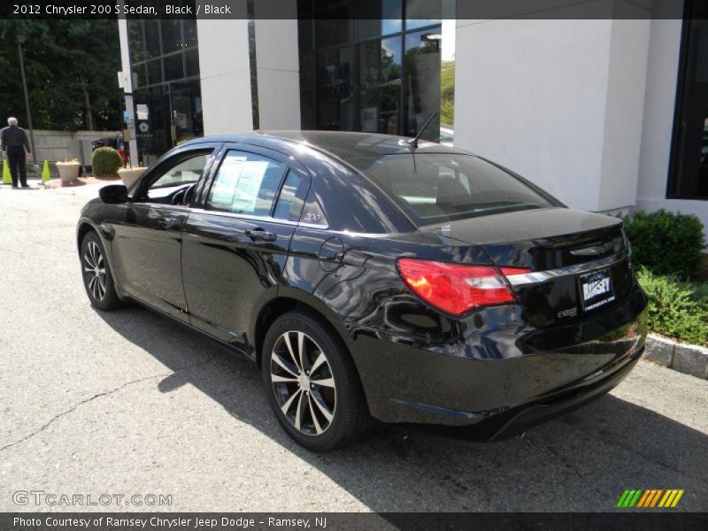 Black / Black 2012 Chrysler 200 S Sedan