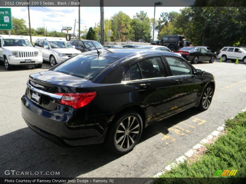 Black / Black 2012 Chrysler 200 S Sedan