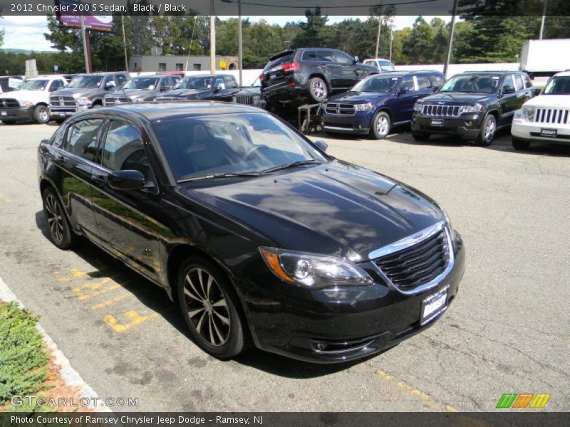 Black / Black 2012 Chrysler 200 S Sedan