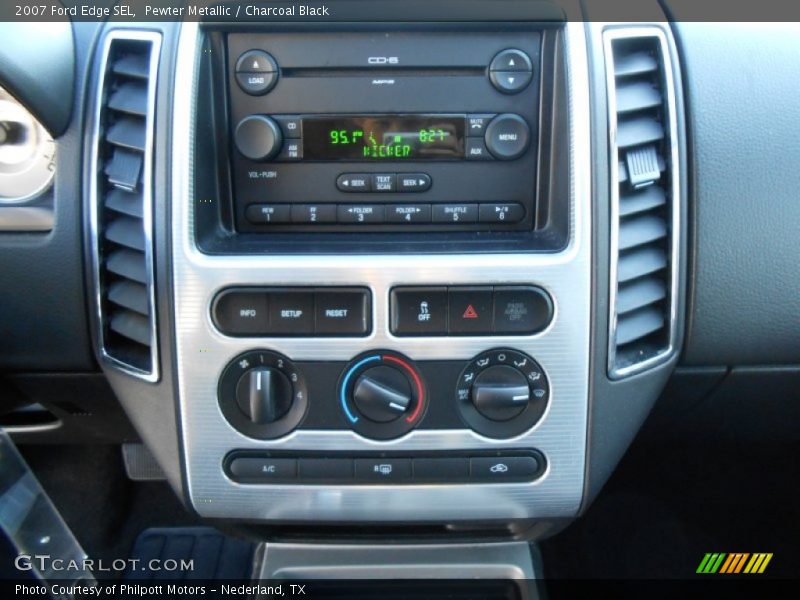 Pewter Metallic / Charcoal Black 2007 Ford Edge SEL