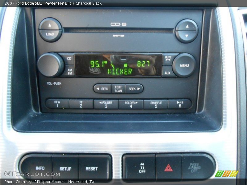Pewter Metallic / Charcoal Black 2007 Ford Edge SEL