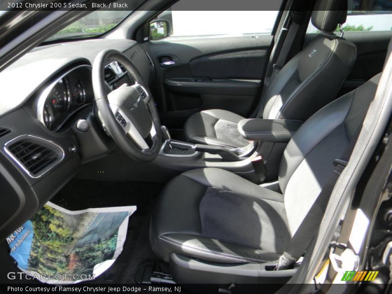 Black / Black 2012 Chrysler 200 S Sedan