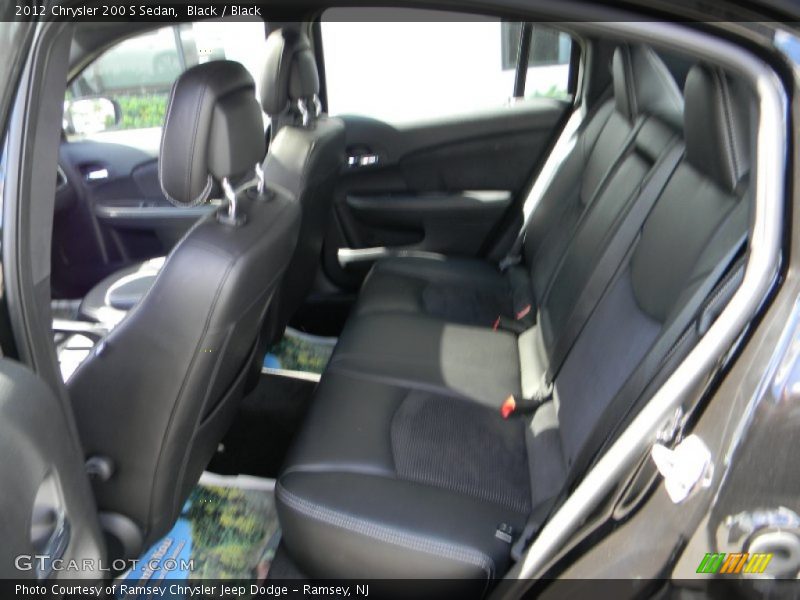 Black / Black 2012 Chrysler 200 S Sedan