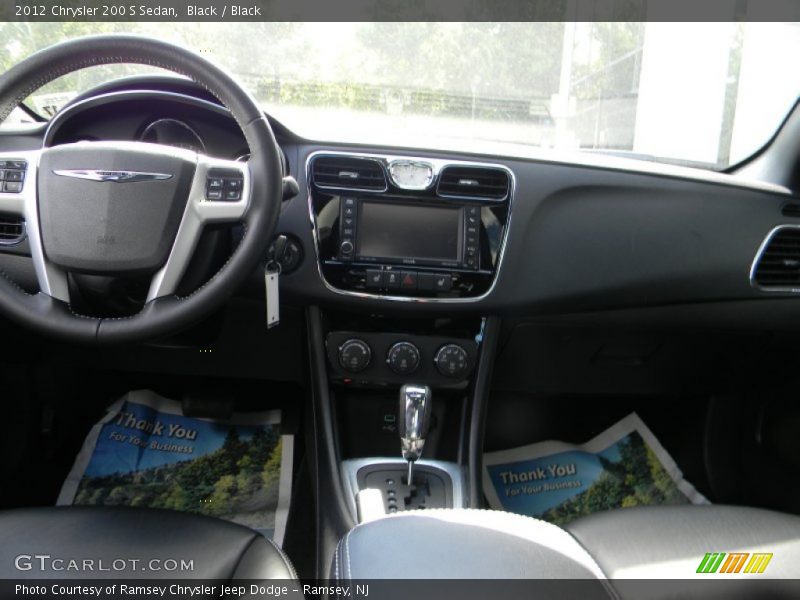 Black / Black 2012 Chrysler 200 S Sedan