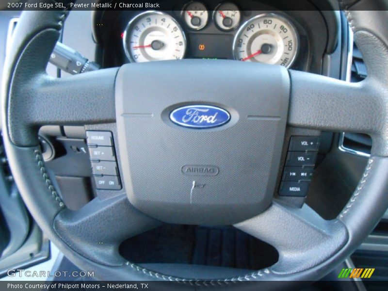 Pewter Metallic / Charcoal Black 2007 Ford Edge SEL